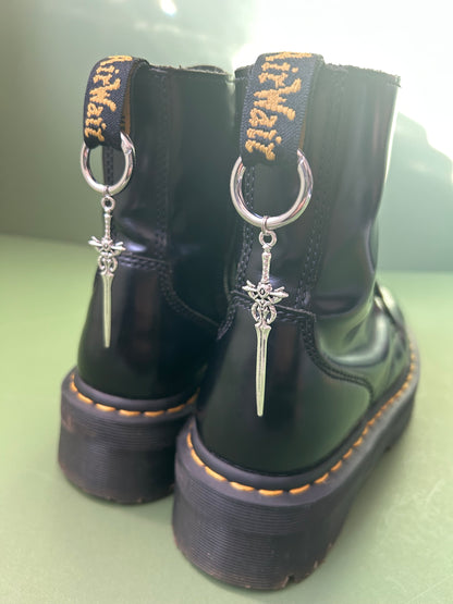 large dagger boot charms