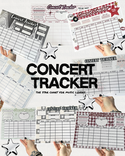 Concert trackers.