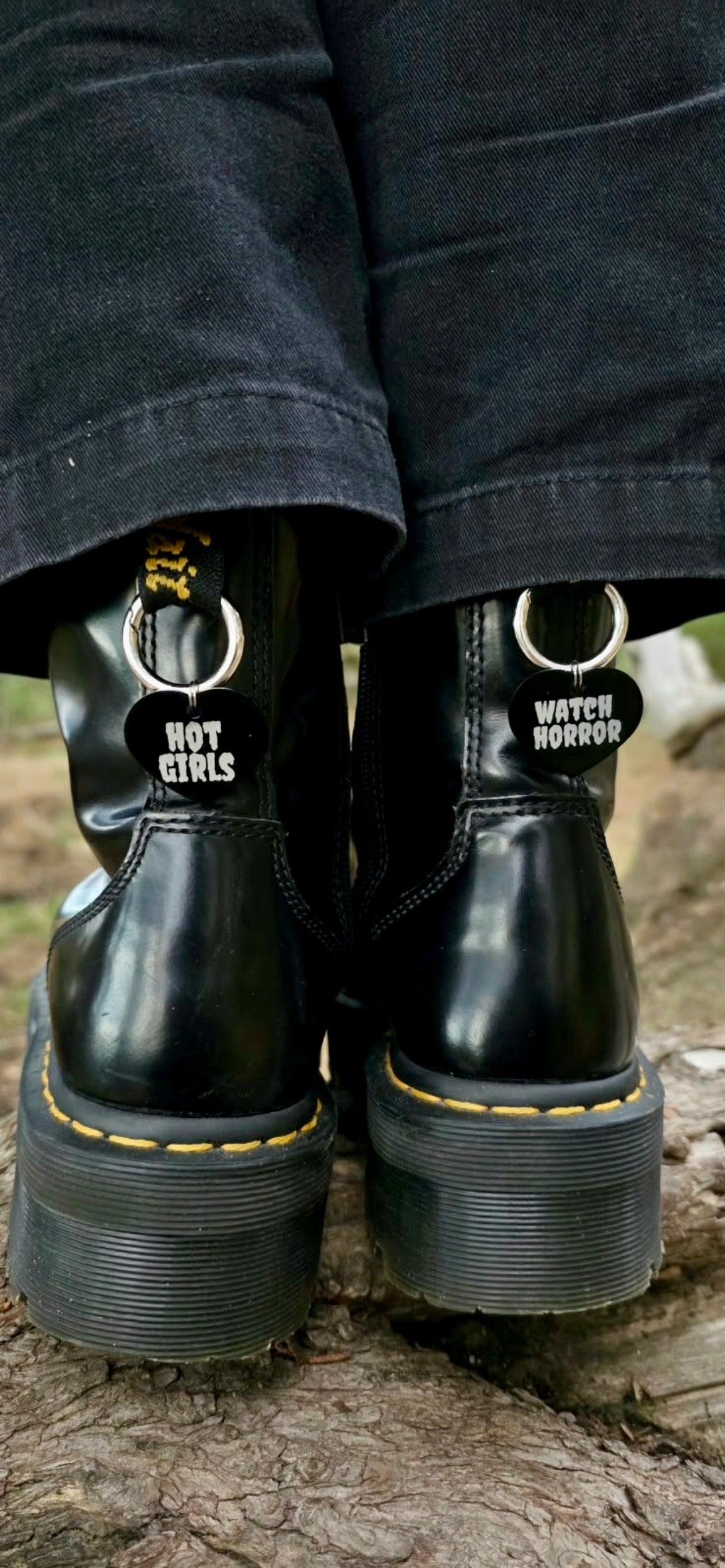 hot girls watch horror dr marten charms.