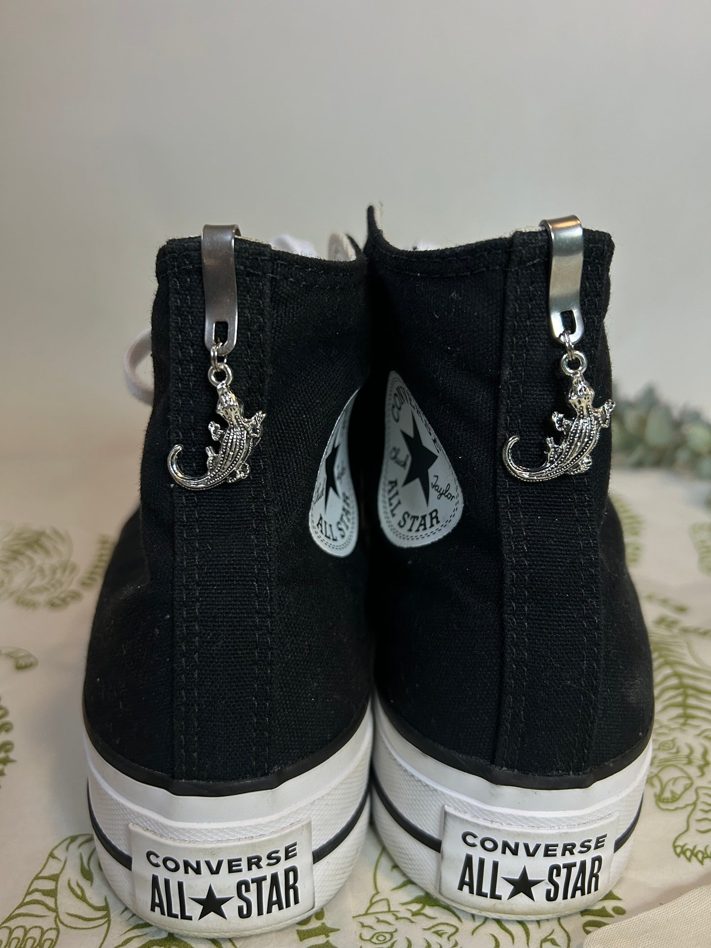 CATBM crocodile hi top shoe charms