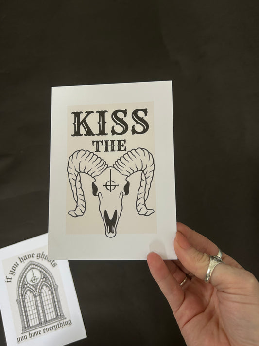 Goat postcard