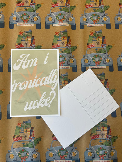 Woke Postcard