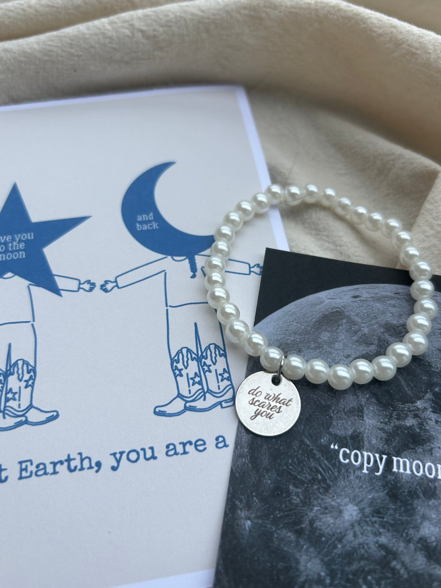 Do what scares you bracelet