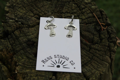 mushroom earrings