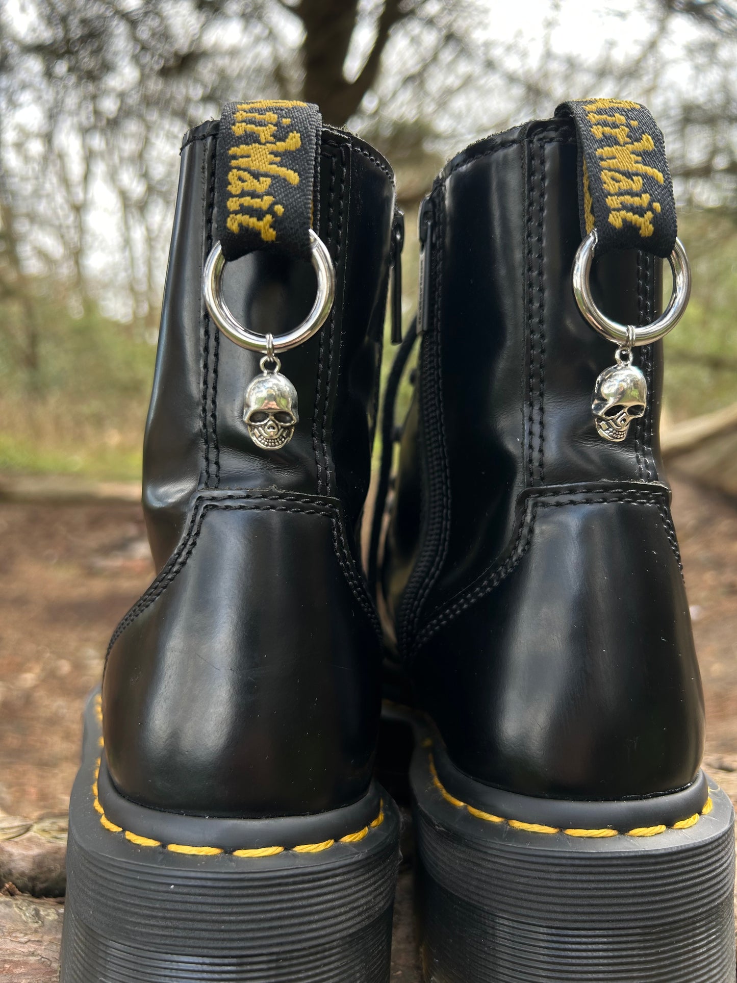 skull boot charms