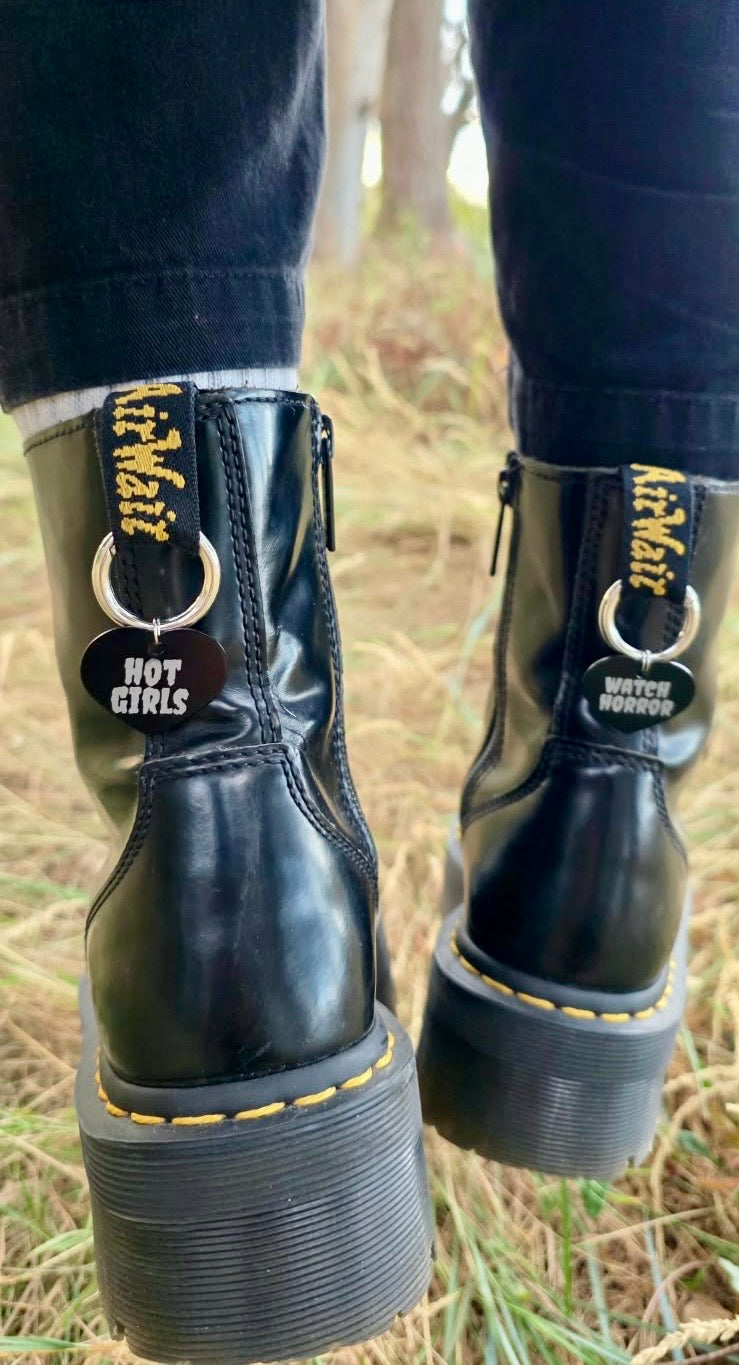 hot girls watch horror dr marten charms.