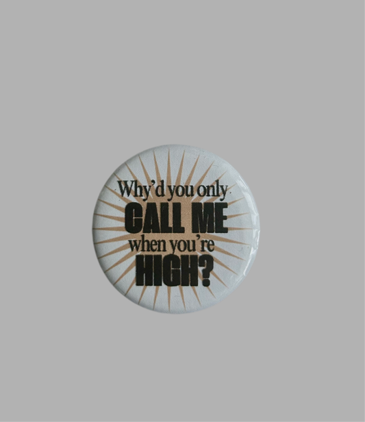high pin badge