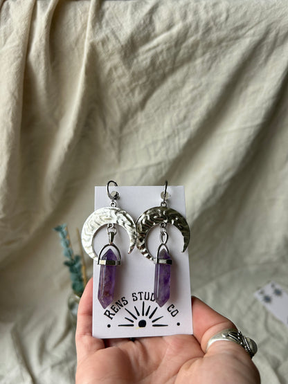 amethyst earrings