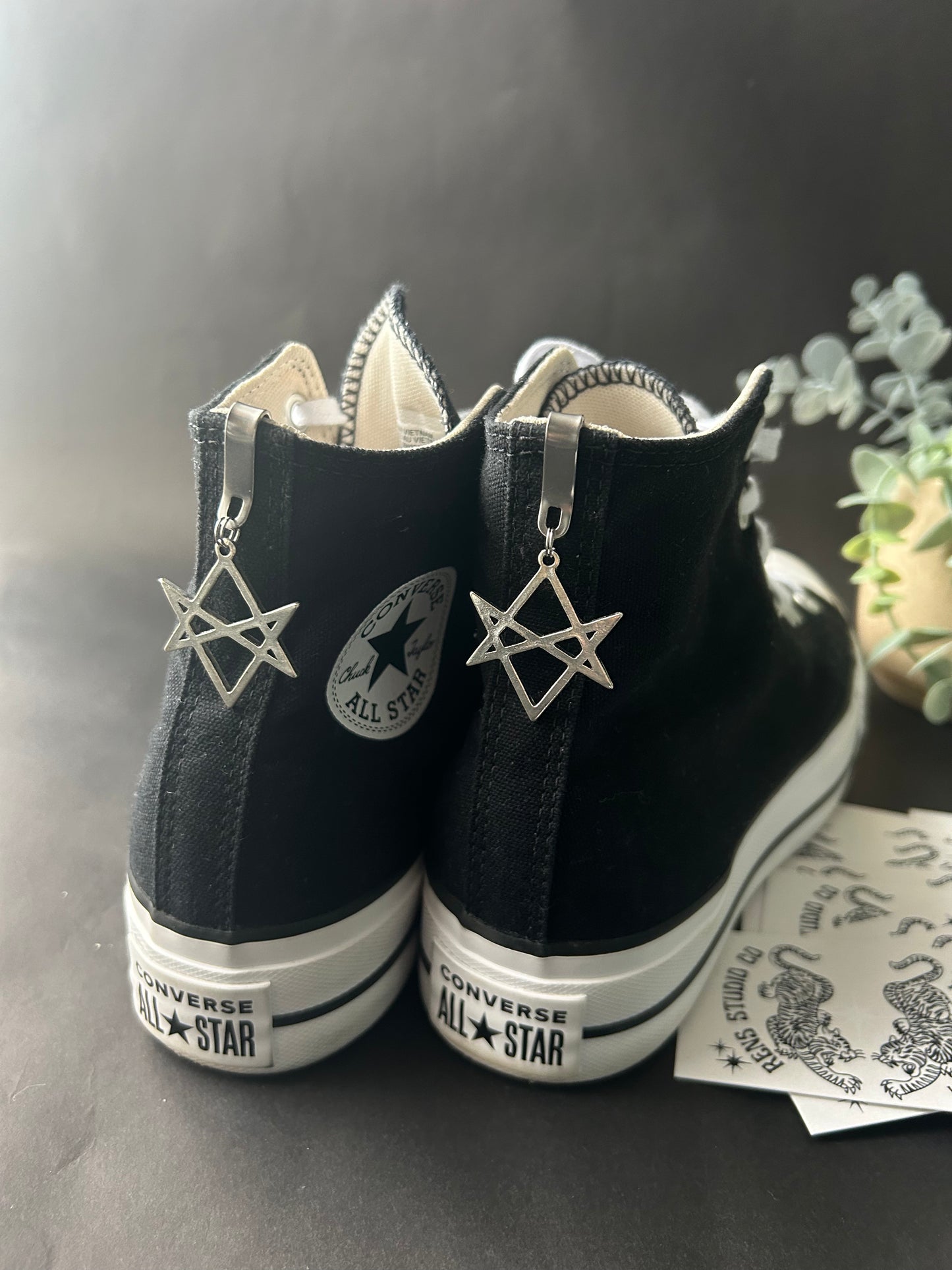 Bmth hexagram Hi top shoe charms