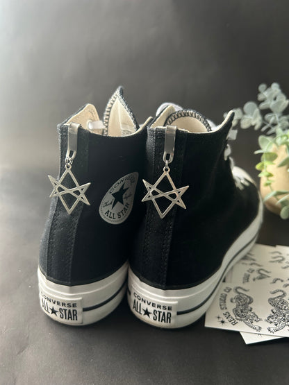 Bmth hexagram Hi top shoe charms