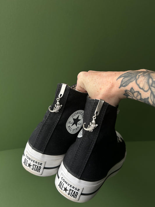 CATBM crocodile hi top shoe charms