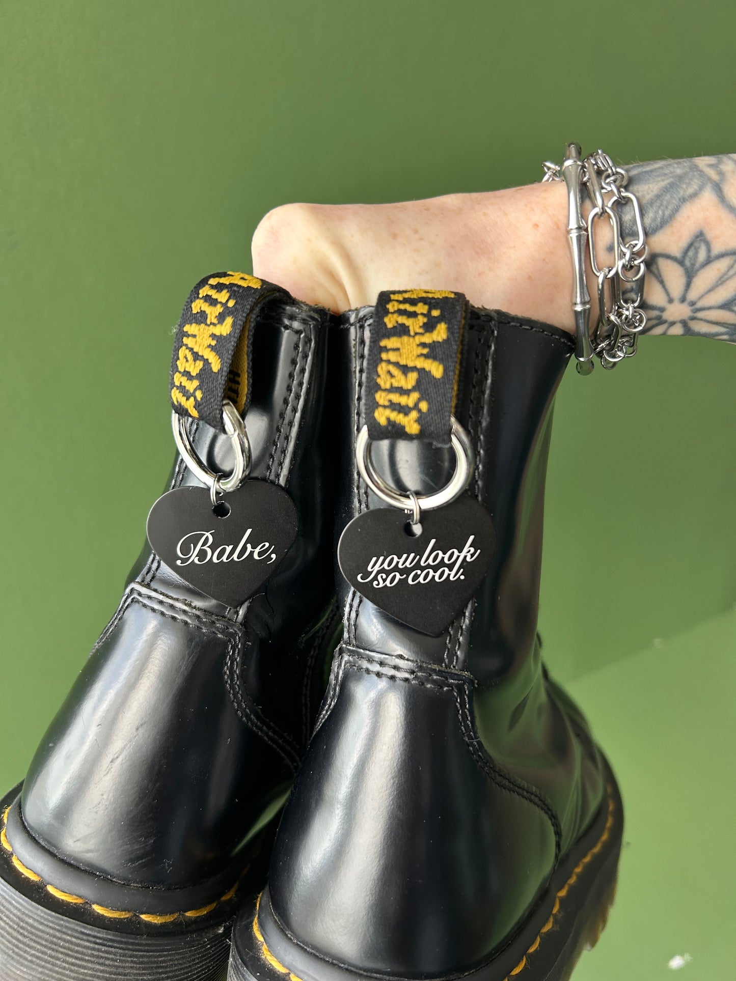 Babe Boot charms