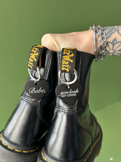 Babe Boot charms