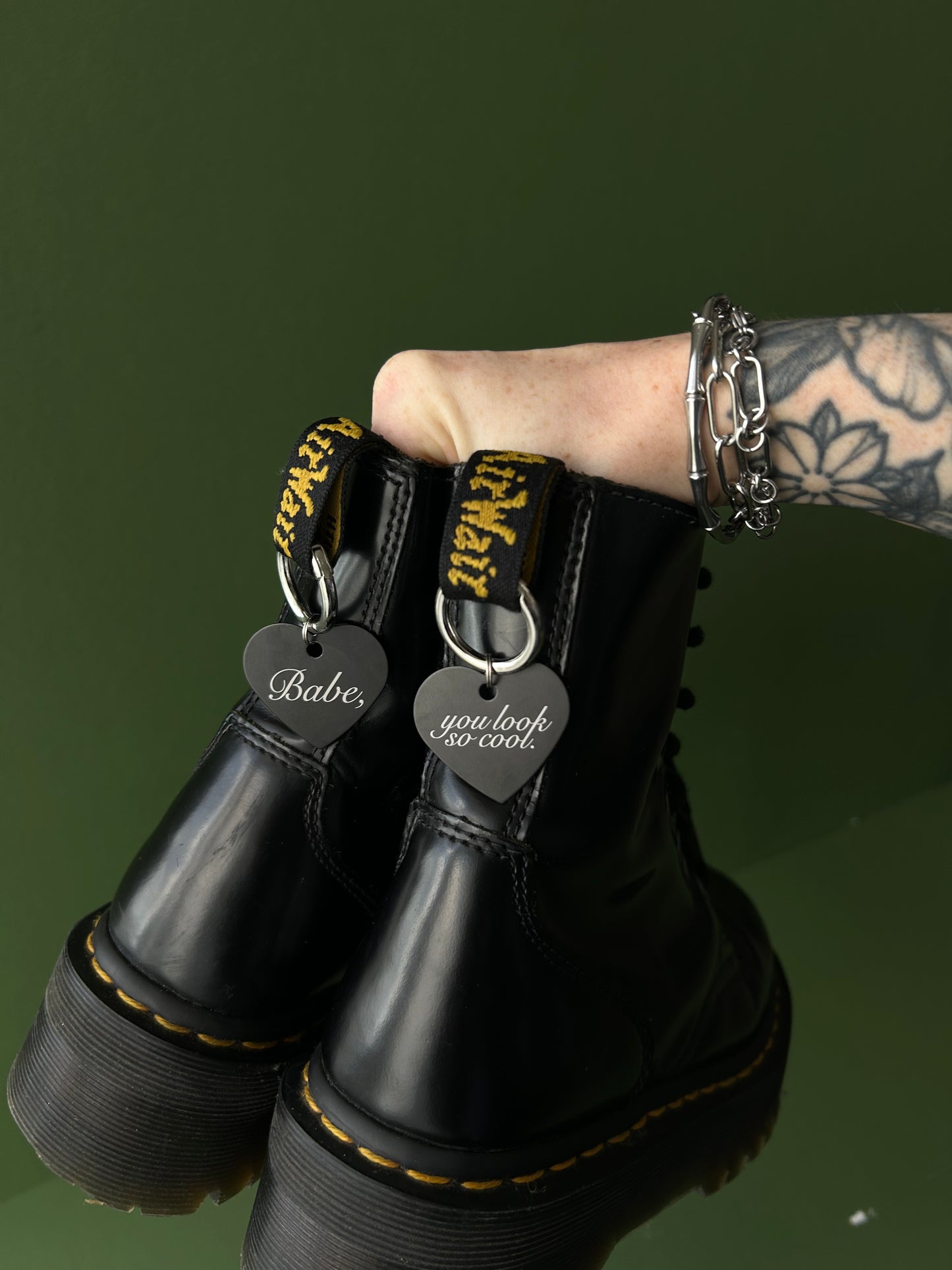 Babe Boot charms