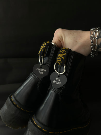 Feel me heart Boot charms