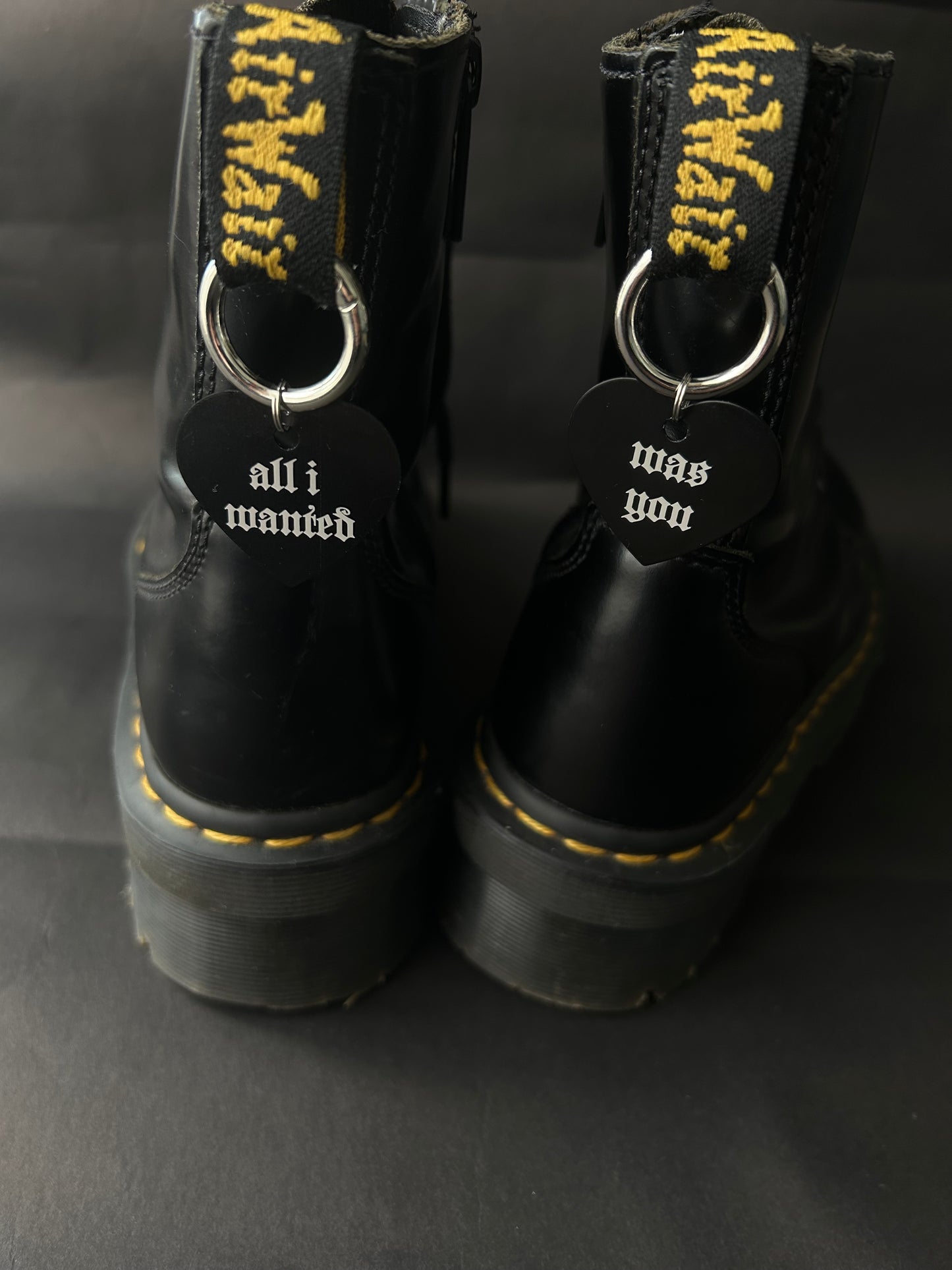 All i wanted Boot charms
