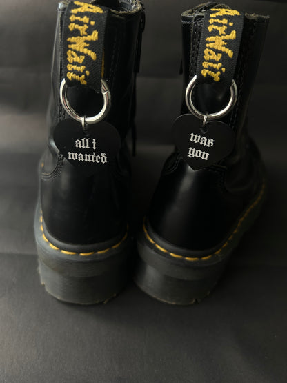 All i wanted Boot charms