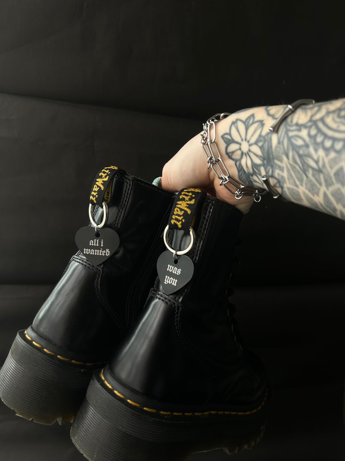 All i wanted Boot charms