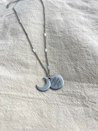 Pre order Moon joy necklace .