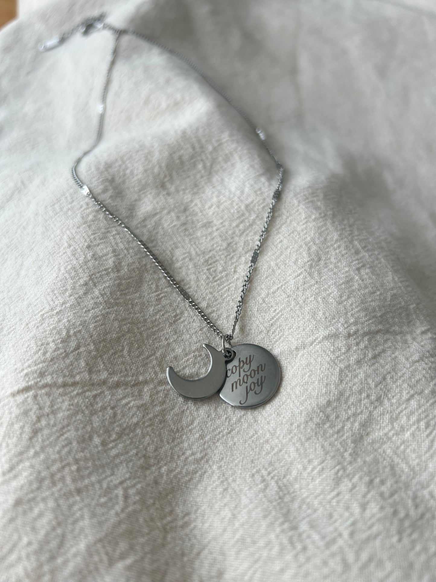 Pre order Moon joy necklace .