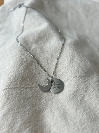 Pre order Moon joy necklace .