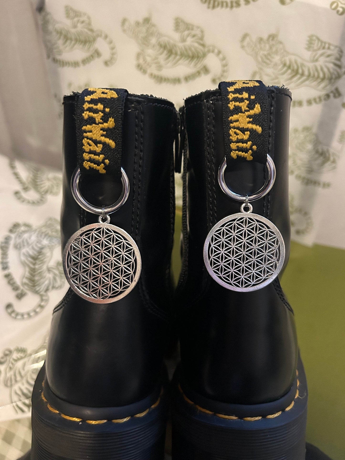 Sempiternal Boot Charms | Dr marten accessories | flower of life