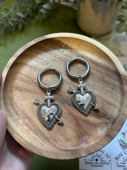 Arrow heart Doc Charms  | Boot accessories