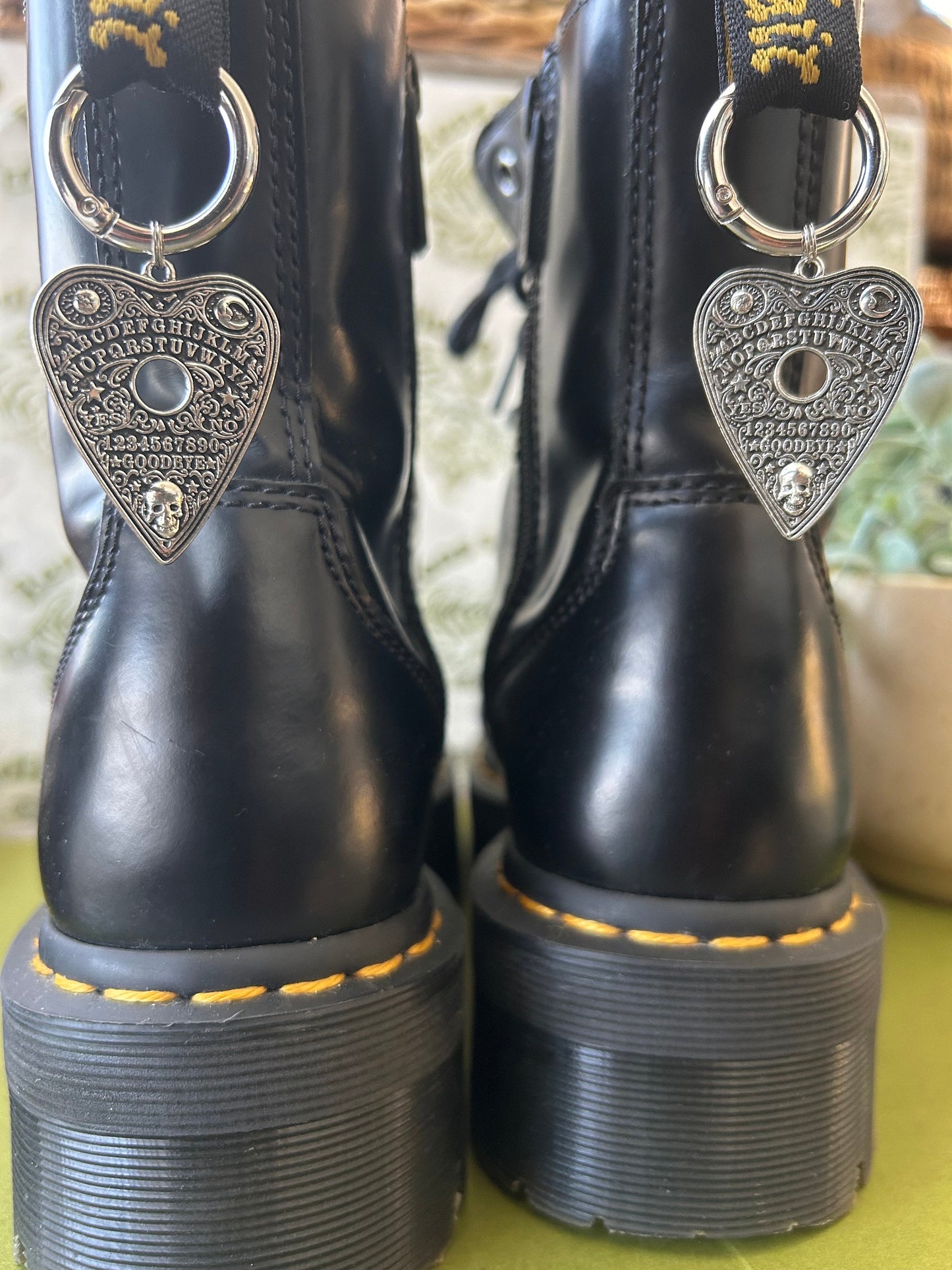 Ouija board boot charms