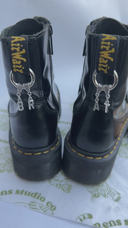 Brat boot charms