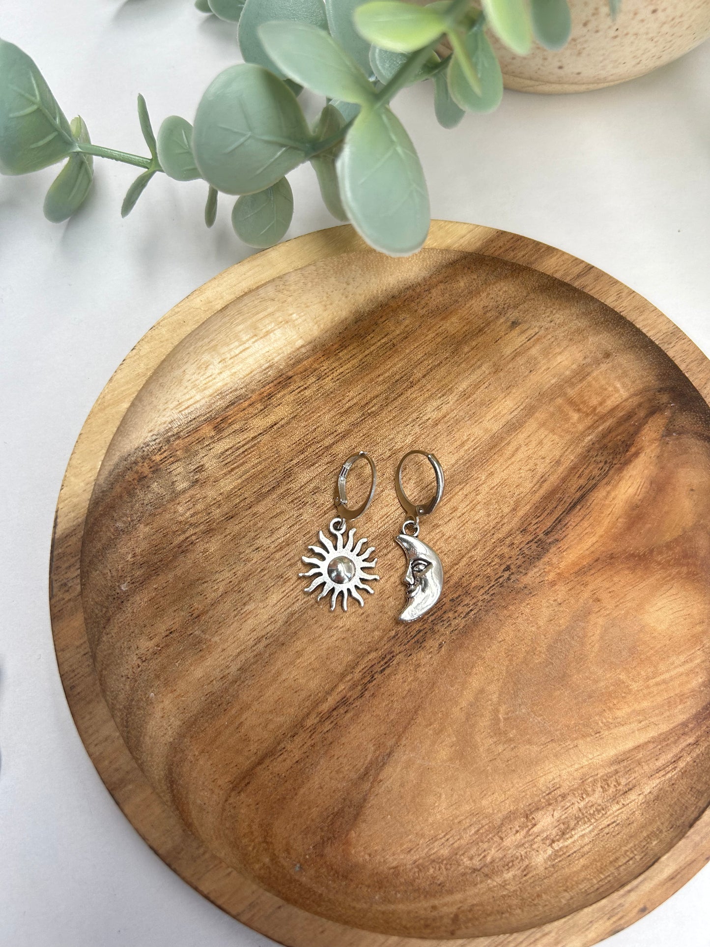 moon and sun earrings